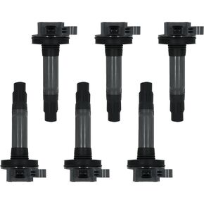 Marsram Ignition Coil Pack 2-Pin DG520 for 2008 2009 2010 2011 2012 2013 Ford F150 Explorer Edge Flex 2014 2015 2016 Lincoln MKS MKT MKZ Mazda CX-9 3.5L 3.7L OE: UF553 7T4E12A375EE 6PCS