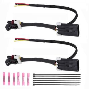Tail Light Whip Power Harness Splice Pigtail for 2012-2023 Can Am Maverick X3 Max, Tail Light Whip Power Harness Adapter Splice(2 Pack)
