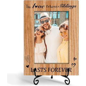 Yuansail Sisters Picture Frame, 4x6 Picture Frame Wood, Gifts For Women Sister BFF, Gifts for Best Friends, Photo Gifts For Birthday Housewarming Thanksgiving, Desk Decor Keepsake Photo Frame -44