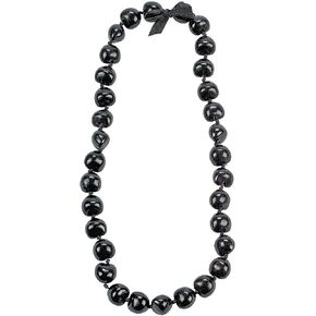 Fun Express Kukui Nut Lei Necklace - Tiki Luau Party Accessories