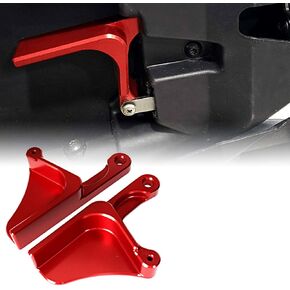 مجموعات مقابض الأبواب المؤكسدة من الألومنيوم الخام الأحمر مناسبة لـ Can-Am Maverick X3 17-23 in Kuwait