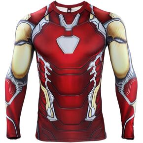 Men's 3D Captain High Elastic Compression T-Shirt