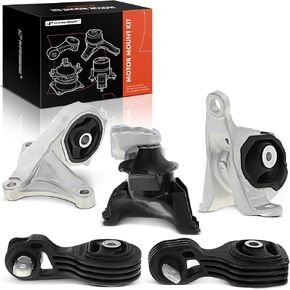 A-Premium 5PCS Engine Motor Mount Transmission Mount Torque Strut Mount Set Compatible with Honda CR-V CRV 2012 2013 2014 L4 2.4L, Automatic Transmission, Replace# 50880T0AA81, 50830T0TH81