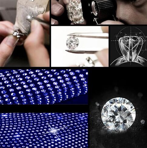 4pcs Bling Bling Auto Safety Door Handle Cover, Luster Crystal Car Protective Handle Cover Diamond Car Decor Accessories for Women (White-4Pcs) in Saudi Arabia