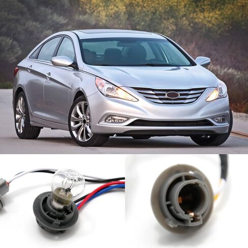 UOIENRT 92450-3Q000 8 مصابيح هالوجين، حامل مصباح خلفي واستبدال الأسلاك لشركة Hyundai Sonata 2011 2012 2013 2014، خلفي، خارجي in Kuwait