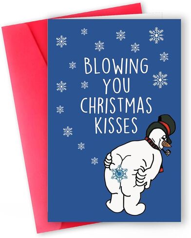 Funny Killer Christmas Card for Friends,Humorous Holiday Christmas Gifts for Him Her,Humor Xmas Gift Idea for Women Men,Merry Christmas Card in Kuwait