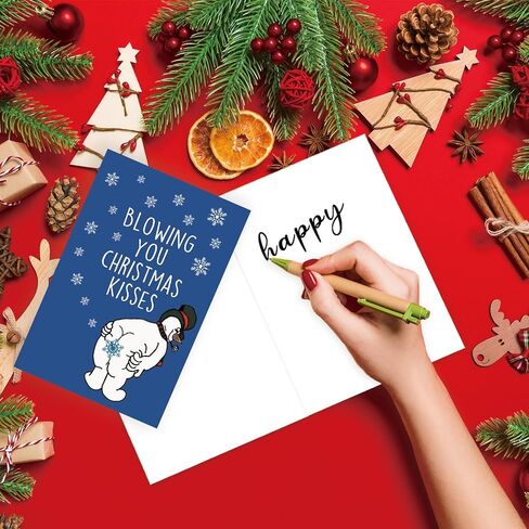 Funny Killer Christmas Card for Friends,Humorous Holiday Christmas Gifts for Him Her,Humor Xmas Gift Idea for Women Men,Merry Christmas Card in Kuwait