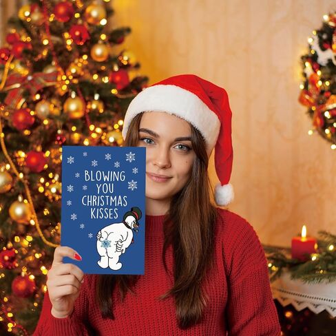 Funny Killer Christmas Card for Friends,Humorous Holiday Christmas Gifts for Him Her,Humor Xmas Gift Idea for Women Men,Merry Christmas Card in Kuwait