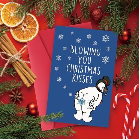 Funny Killer Christmas Card for Friends,Humorous Holiday Christmas Gifts for Him Her,Humor Xmas Gift Idea for Women Men,Merry Christmas Card in Kuwait