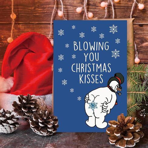Funny Killer Christmas Card for Friends,Humorous Holiday Christmas Gifts for Him Her,Humor Xmas Gift Idea for Women Men,Merry Christmas Card in Kuwait