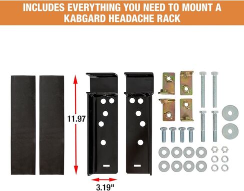 Buyers Products 851250 KABGARD Standard Mounting Kit, 13 x 4.5 x 3.15 inches in Kuwait