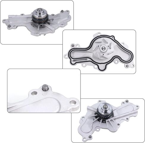 مضخة مياه متوافقة مع 2011-2019 Ford Explorer Edge Fusion Flex Taurus Lincoln MKS MKZ MKT MKX MAZDA 6 CX-9 (ث/ضرس صف مزدوج، محرك 3.5 لتر 3.7 لتر) استبدال #AW6348 in Kuwait