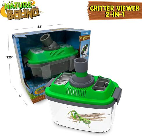 Nature Bound Bug Catcher Critter Barn Habitat for Indoor/Outdoor Insect Collecting with Light Kit, White in Saudi Arabia