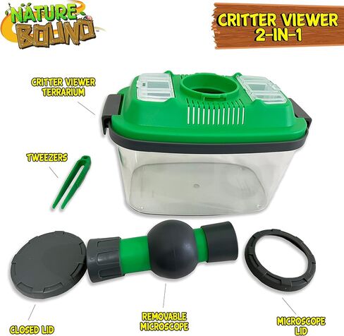 Nature Bound Bug Catcher Critter Barn Habitat for Indoor/Outdoor Insect Collecting with Light Kit, White in Saudi Arabia