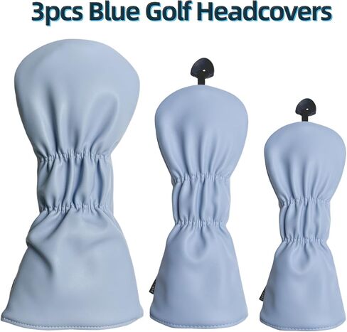 Golf Club Head Cover for Woods, Synthetic Leather Golf Headcovers for Golfers - 3 Wood Headcover Skull Golf Fairway Wood Head Cover Headcover in Saudi Arabia