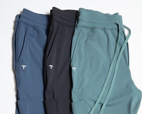 Jogger Scrub Pant for Men - 2 Pockets, 1 Cargo Pocket, Drawstrings Waistband, Moisture-Wicking, Contemporary Fit in Saudi Arabia