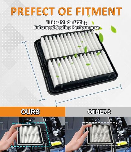 CA12061 Engine Air Filter, Replacement for Honda Pilot 2016-2022, MDX 2016-2020, Odyssey 2018-2023, Passport 2019-2023, Ridgeline 2017-2023, Acura TLX 2021-2023 in Saudi Arabia