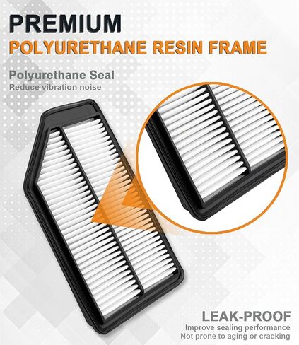 فلتر هواء المحرك CA12061، بديل لسيارة Honda Pilot 2016-2022، MDX 2016-2020، Odyssey 2018-2023، Passport 2019-2023، Ridgeline 2017-2023، Acura TLX 2021-2023 in Kuwait