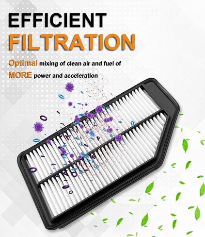 فلتر هواء المحرك CA12061، بديل لسيارة Honda Pilot 2016-2022، MDX 2016-2020، Odyssey 2018-2023، Passport 2019-2023، Ridgeline 2017-2023، Acura TLX 2021-2023 in Kuwait