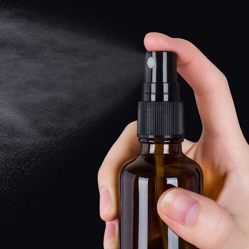 Hydior Essential Oil Spray Bottle Tops, Fine Mist Sprayer for 5ml and 15ml EO Bottles, Pack of 14, Rainbow in Saudi Arabia