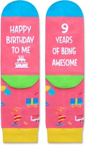 Zmart 11th Birthday Gifts Ideas Socks - Gifts for Eleven Year Old Tween Girls Boys, Gift for Preteen Girls Boys Age 11, Presents for 11 Year Olds 2 Pack in Saudi Arabia