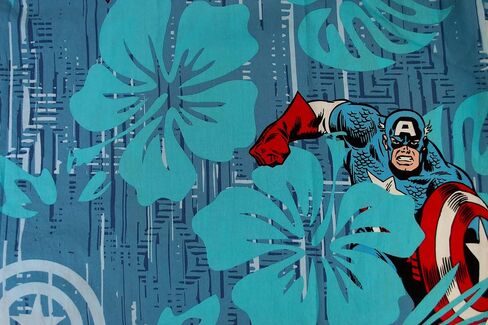 قميص رجالي من Marvel بأزرار سفلية، أزرق/أكوا كاب آيلاند، مقاس XX-Large in Saudi Arabia