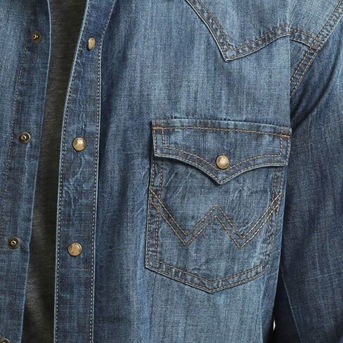 قميص Wrangler رجالي ذو جيبين وأكمام طويلة in Kuwait