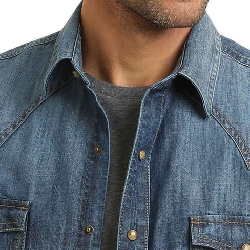 قميص Wrangler رجالي ذو جيبين وأكمام طويلة in Kuwait