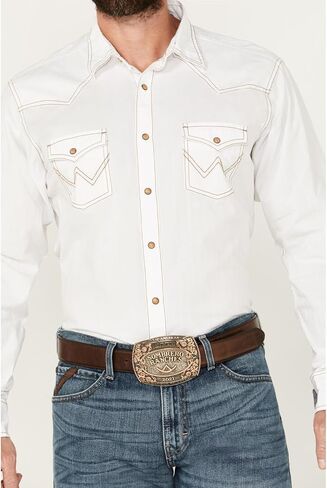 قميص Wrangler رجالي ذو جيبين وأكمام طويلة in Kuwait