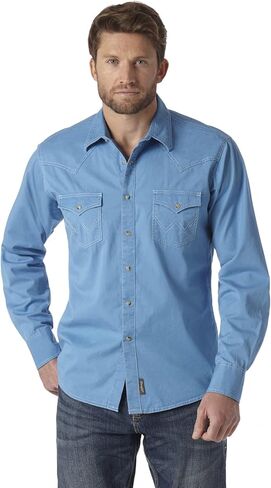 قميص Wrangler رجالي ذو جيبين وأكمام طويلة in Kuwait