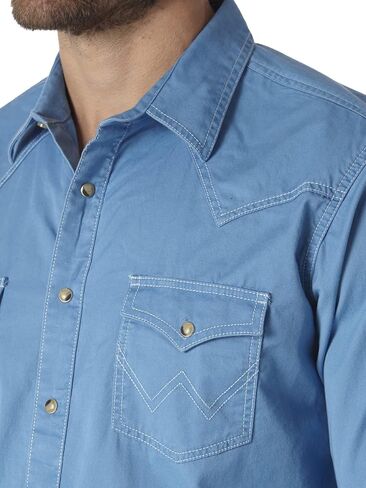 قميص Wrangler رجالي ذو جيبين وأكمام طويلة in Kuwait
