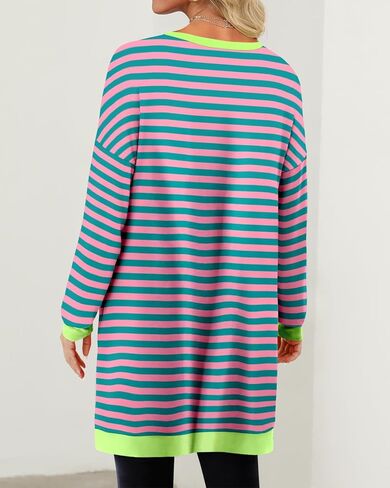 KISSMODA Women's Long Sleeve Tunic Tops Fall for Leggings Casual Long Tunics with Pockets T Shirts Loose S-3XL in Kuwait