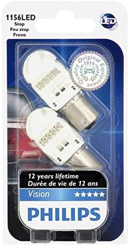 Philips 1156 Intense Red Vision LED Stop/Tail Light, 2 Pack in Saudi Arabia