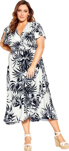 City Chic Women's Maxi Frill Phi in Kuwait