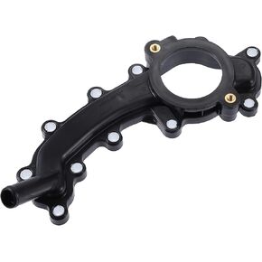 X AUTOHAUX Engine Coolant Crossover Pipe w/Gasket for Dodge Charger Challenger Grand Caravan for Ram Promaster 1500 2500 for Chrysler Town Country 200 300 for Jeep Grand Cherokee 5184653AF