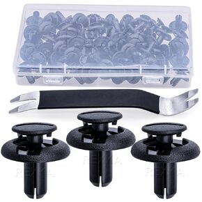 Rexka 41pcs Cowl Vent Air Inlet Duct Push-Type Retainer Clips for Subaru 90914-0063 Forester, Impreza,WRX, Legacy & Outback