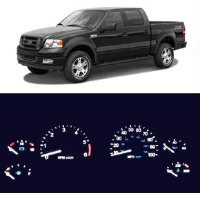 WLJH Super Bright White Dash Instrument Cluster Lights Panel Gauge Illumination Led Bulb Kit For Ford F150 F250 2000-2008, Pack of 8