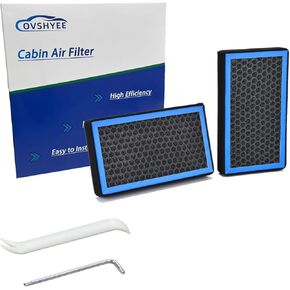 Upgrade CA076-1 Activate Cabon Air Filter Fit for Tesla Model 3 Model Y (2016-2024)