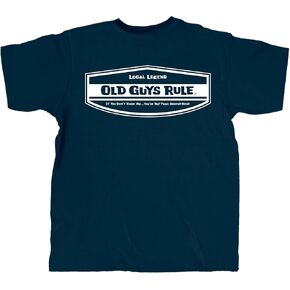 OLD GUYS RULE Men's Graphic T-Shirt, Local Legend - Father's Day, Birthday Gift - Funny Novelty Tee for Legendary Man, Hero