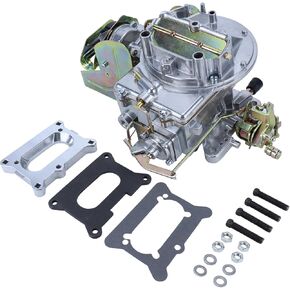 New Carburetor for Ford with Adapter for Rochester Chevy fits for Chervolet GM TBI Intake GMC Truck V6 V8 1987-90 350 454 5.7L 4.3L SBC 2.8L 5.0L 325hp Sierra Silverado Suburban Blazer Model 220