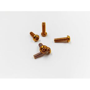 5pcs Plum Blossom Bolts M6*20mm Anti-Theft Screw Premium 304 Stainless Steel Screws Rust-Proof License Plate Bolts Cover Bolt Dress Up Bolts Mechanical Fastener Body Work Kits (blueing)