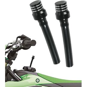 2PCS Gas Cap Vent Tube,Car Accessories Gas Cap Vent Hose,Gas Fuel Tank Cap Valve Vent Hose,CNC One Way Gas Cap Vent Hose Tube with Aluminum Breather Valve,for ATV Dirt Pit Motorcycle (Black)
