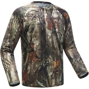 NEW VIEW Hunting Camo Shirt for men, Lightweight Long Sleeve Shirt