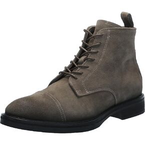 AllSaints Men's Drago Suede Boot Ankle, Khaki Green, 11
