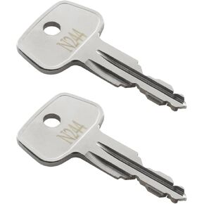 N244 Car Rack Replacement Key (2 Pcs) Fits for Thule Compatible Roof Racks, Cargo Box, Carriers, Crossbars