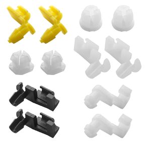 Door Lock Rod Clips Replacement （12 Piece） Fits for Dorman Parts 75450 for GM 16627328, 16607593, 16633853, 12338100, 347347, 469716, for Ford E6AZ-5421952-A