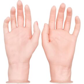 SM SunniMix Silicone Mannequin Hand Model Display Stand, Home Organization Rings Jewelry Organizer Jewelry Display,Photograph Props