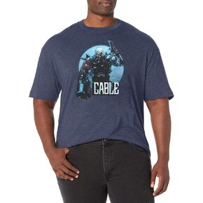 Marvel Big & Tall Classic Cable Guns Men's Tops Short Sleeve Tee Shirt