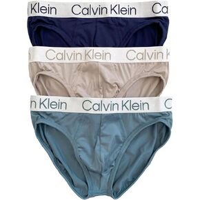 Calvin Klein Men's Microfiber Hip Brief 3 Pack