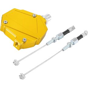 Universal Motorcycles Stunt Clutch Easy Pull Cable Line Aluminum Alloy Clutch Economizer System Gold Tone Durable Material